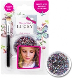 Gel strălucitor de corp Lukky cu aplicator