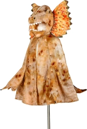 Costum pentru copii pelerină de dinozaur Dilophosaurus 4–7 ani