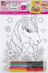 Grafix pictare după numere - Unicorni și delicii