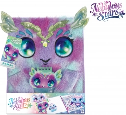 Nebulous Stars jurnal pufos A5 cu lacăt