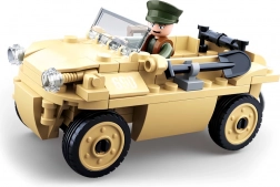 Set de construcție Sluban vehicul amfibiu german Schwimmwagen