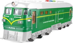 Tren cu inerție cu efecte luminoase și sonore 23 cm