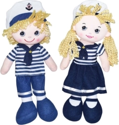 Păpușă textilă marinar 30 cm
