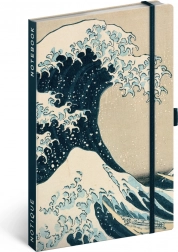 Carnet NOTIQUE Katsushika Hokusai 13 × 21 cm, punctat