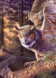 Puzzle Vânătorul de seară 1000 de piese