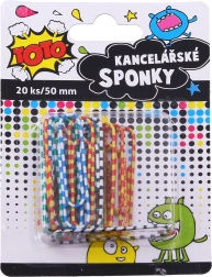 Agrafă de birou cu dungi 20 buc, 50 mm