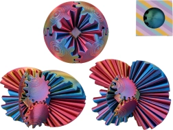 Puzzle antistres transformabil din imprimare 3D 3 în 1, 6 cm - 1 bucată
