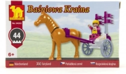 Set de construcție Dromader - trăsură cu cai 44 piese