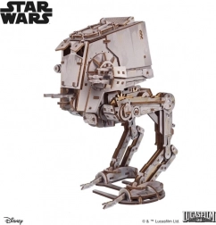 Ugears puzzle mecanic 3D din lemn AT-ST STAR WARS 1:36