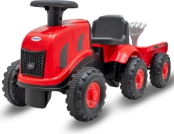Tractor de împins pentru copii cu remorcă și unelte Baby Mix Benny – roșu