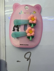 Agrafă de păr cu floare portocalie