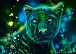 Schmidt Puzzle Neon: Panter 1000 piese
