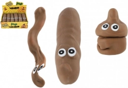Jucărie antistres caca 14 cm elastică și modelabilă