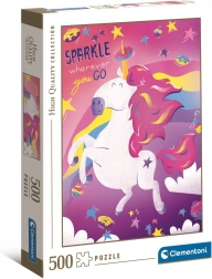 Puzzle unicorn 500 piese CLEMENTONI