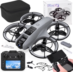 Dron cu cameră cu telecomandă și controller LCD