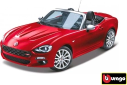 Bburago Fiat 124 Spider roșu 1:24 model