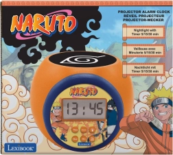 Ceas deșteptător Lexibook Naruto cu proiector pentru tavan
