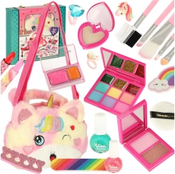 Set de machiaj Unicorn pentru copii, 21 piese