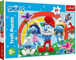 Puzzle 24 maxi – ziua ștrumfănească – The Smurfs