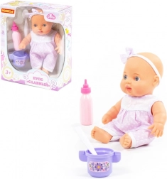 Păpușă Nice cu set pentru hrănire 24 cm