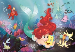 puzzle disney prințese mica sirenă maxi 24 piese