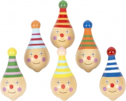 Titirez din lemn cu motiv de clovn SMALL FOOT