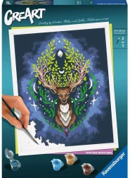 creart pixie cold: cerb mistic pictură după numere 24 × 30 cm