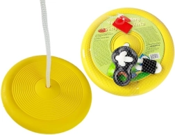 Leagăn rotund de grădină pentru copii galben