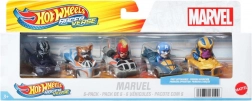 Hot Wheels RacerVerse Marvel – pachet de 5 mașinuțe metalice