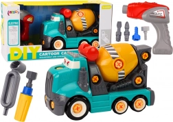 Beton Truck Cartoon Turnable DIY Turcoaz