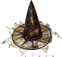 Pălărie de vrăjitor cu franjuri 35 × 37,5 cm