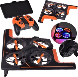 Dron distractiv cu cameră și iluminat