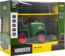 Combine RC verde cu efect de fum 1:24