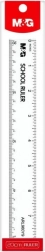 Riglă transparentă din plastic M&G 20 cm
