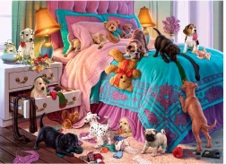 Puzzle Cățeluși Neastâmpărați 1000 de piese