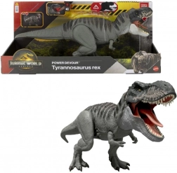 Dinozaur interactiv T‑Rex JURASSIC WORLD cu lumini și sunete