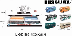 Autobuz ALLTOYS pentru copii de la 3 ani, 51 × 23 × 20 cm