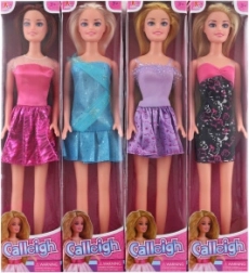 Păpușă articulată 29 cm cu păr lung