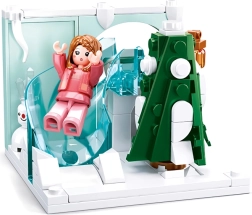 Sluban mini handcraft iarnă – set de construcție