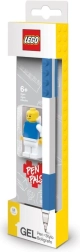 Stilou gel LEGO cu minifigurină – albastru