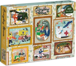 Puzzle Galison Eroii de zi cu zi 1000 de piese