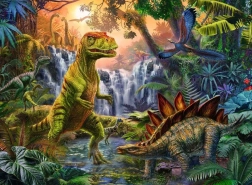 Puzzle În Lumea Dinozaurilor XXL 100 piese