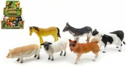 Animale fermă de casă din plastic 11 cm, mix de specii - 1 buc