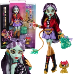 Păpușa Monster High Jinafire Long cu animăluțul Cloudy