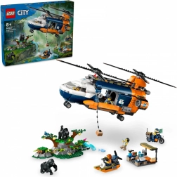 LEGO City elicopterul exploratorilor junglei – baza