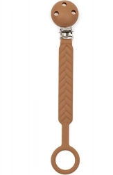 Clemă din silicon pentru suzetă New Baby albastră