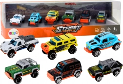 Set de mașinuțe off-road metalice 1:64 set de 6 bucăți