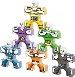 Quercetti Acrobats – set de construcție de echilibru pentru copii