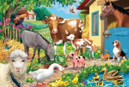 Puzzle Animale la fermă 60 piese SCHMIDT