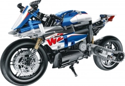 Set construcție motocicletă albastră